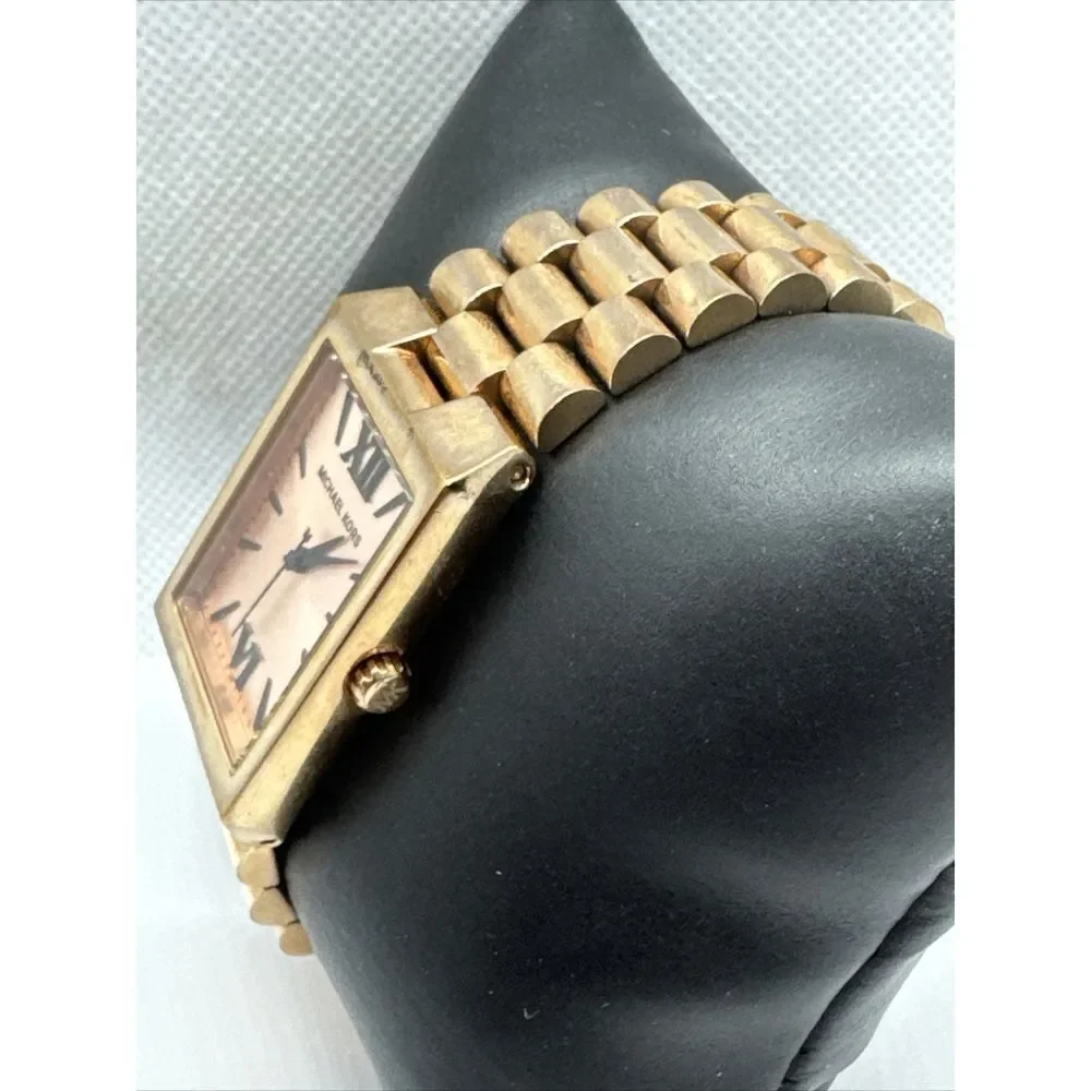 Michael Kors Nash MK3287 Women's Rose Gold-Tone Analog Dial Quartz Watch JNA822